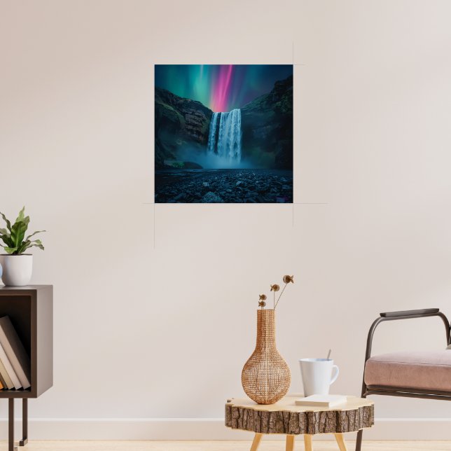 Impresión artística de la cascada Aurora - Majestu (Salón 3)