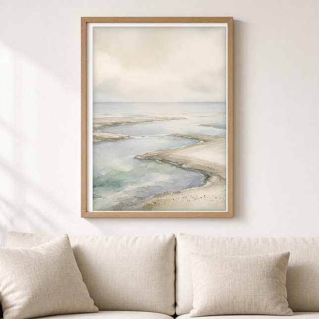 Impresión artística de la costa de marea pálida (Subido por el creador)