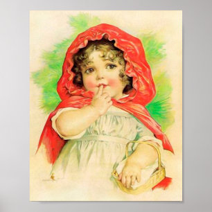 Impresión artística de Maud Humphrey Caperucita Ro