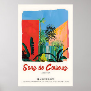 Impresión artística de plantas tropicales 1965 Mus