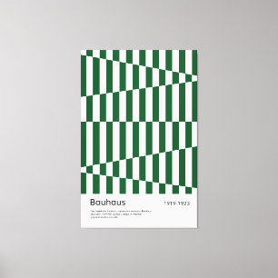Impresión artística de rejilla de franja verde osc