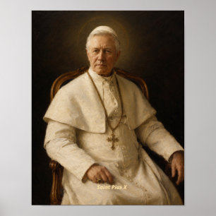 Impresión artística de San Pío X
