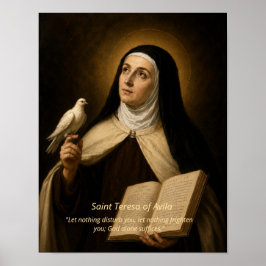 Impresión artística de Santa Teresa de Ávila