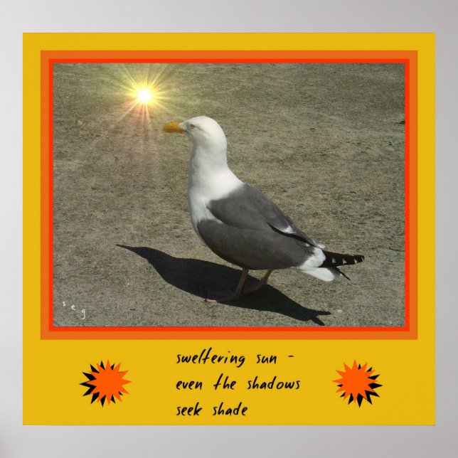 Impresión artística de Sun Haiku sofocante (Frente)