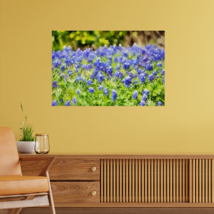Impresión artística de Texas Bluebonnets en estilo
