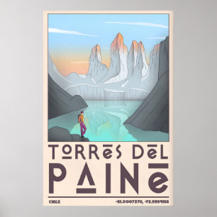 Impresión artística de Torres Del Paine - Montaña