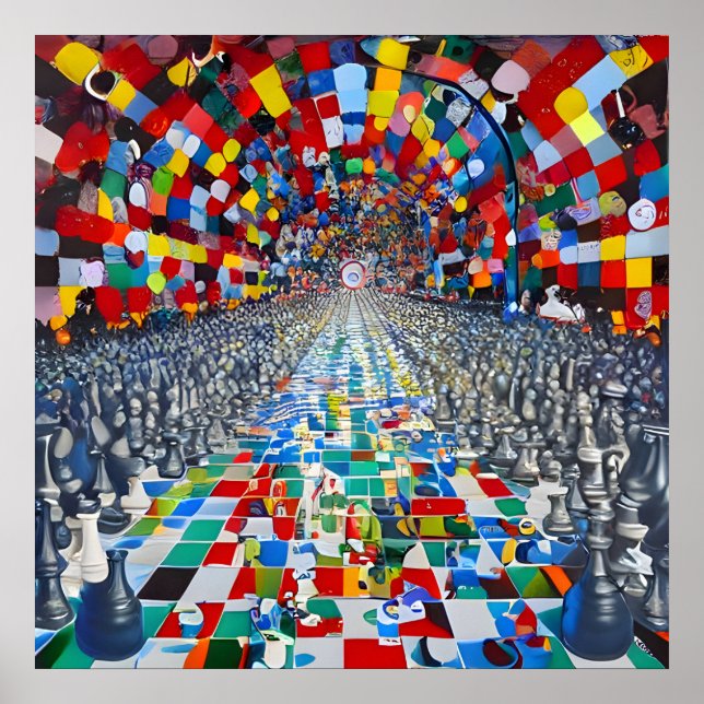 Impresión artística de Tunnelvision III (sin texto (Frente)