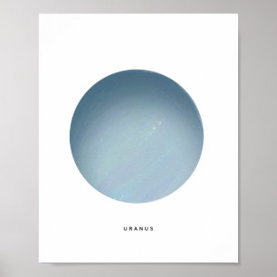 Impresión artística de Urano pintado