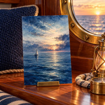 Impresión artística de Vela de la Hora Azul
