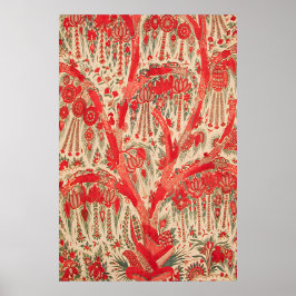 Impresión artística del árbol de la vida otomano r