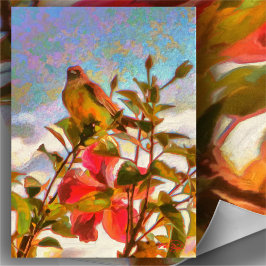 Impresión artística del cantante de piscina 2338