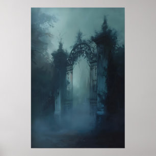 Impresión artística del cementerio de la puerta gó