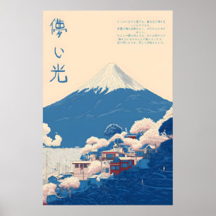 Impresión artística del Monte Fuji Paisaje de mont