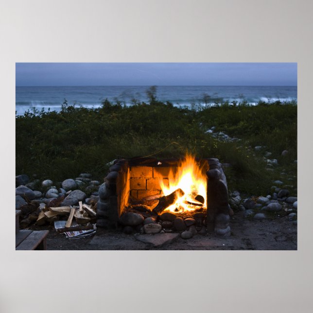 Impresión artística fina en el Fuego (Frente)