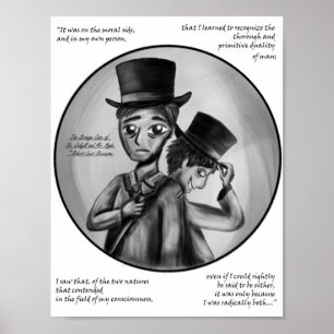 Impresión artística gótica de Dr. Jekyll y Mr. Hyd