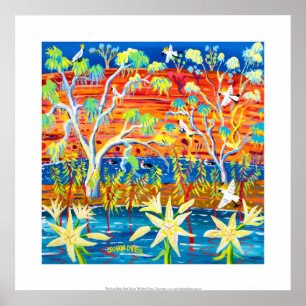 Impresión artística: Gums rojos de bebé bañador, e