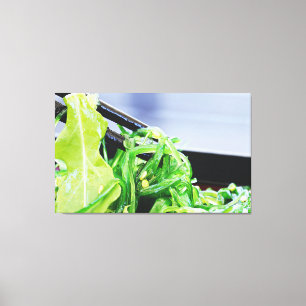 IMPRESIÓN ARTÍSTICA JAPONESA DE ENSALADA DE ALGAS