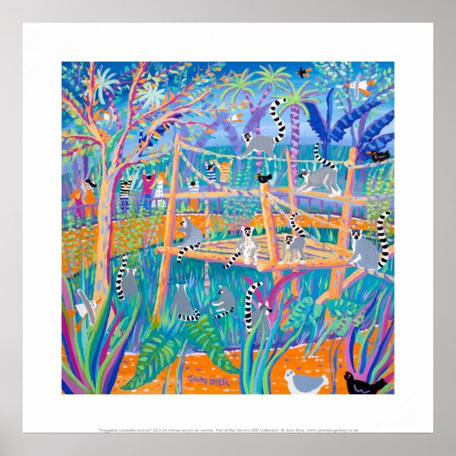 Impresión artística: Lemurs amables abrumadores (Frente)