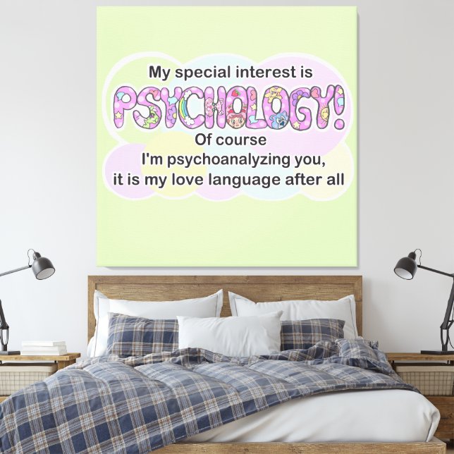 Impresión artística Lenguaje del Amor Psicológico  (Insitu(Dormitorio))