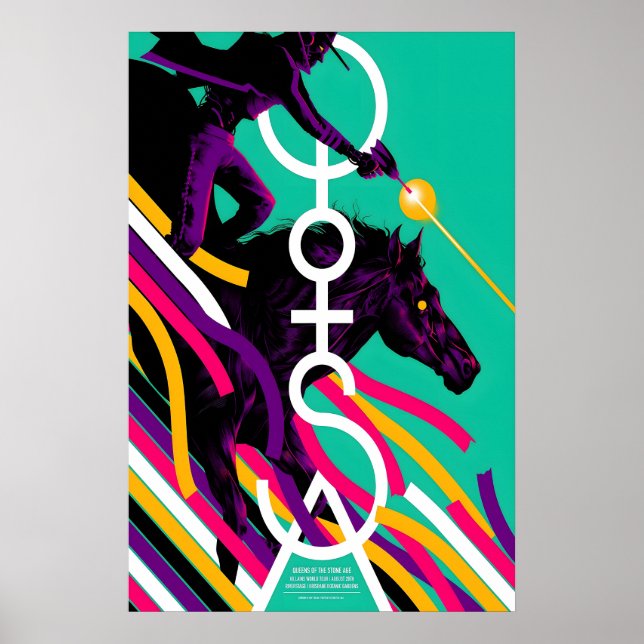 Impresión artística mate de póster de concierto de (Frente)