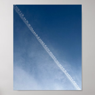 Impresión artística minimalista de nubes en el cie