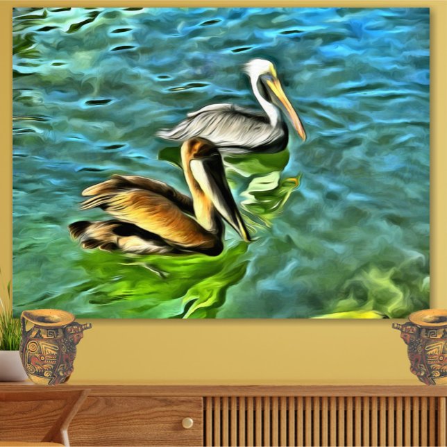 Impresión artística Mismaloya Pelicans 0329 (Subido por el creador)
