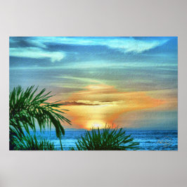 Impresión artística Puerto Sunset 1557