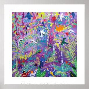 Impresión artística: Tuits tropicales