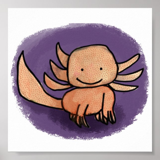 Impresión Axolotl (Frente)