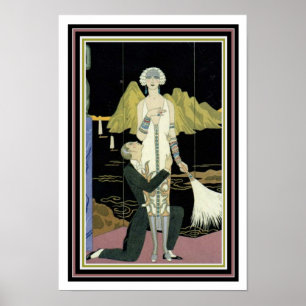 Impresión barbier Art Deco 13 x 19