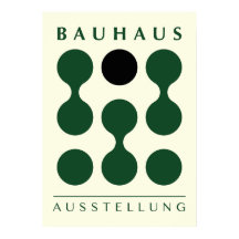 Impresión Bauhaus verde, pared Bauhaus verde impri