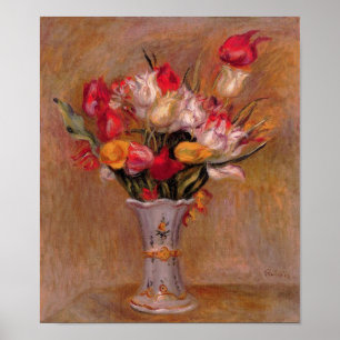 Impresión Bella Artes de tulipanes rojos de renoir