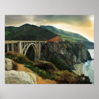 Impresión Bixby Bridge Big Sur