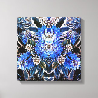 Impresión bonita y azul