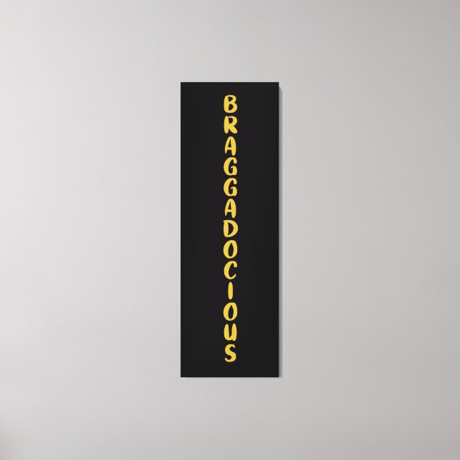 IMPRESIÓN BRAGGADOCIOSA DE CANVAS (Anverso)