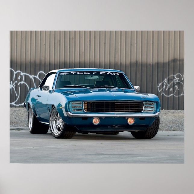 Impresión Camaro SS de 1969 (Frente)