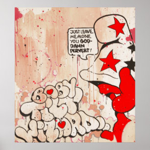 Impresión "Cheech" inclinada