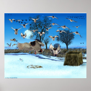 Impresión ciega del pato