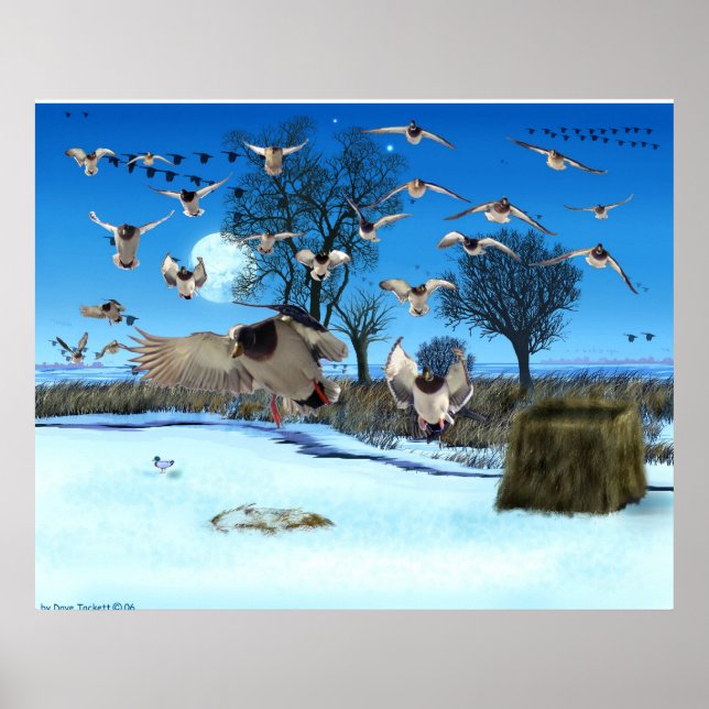 Impresión ciega del pato (Frente)