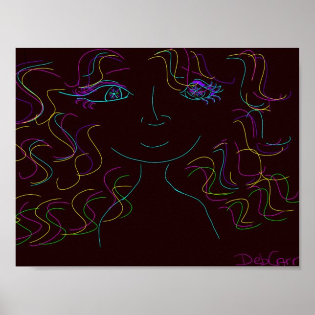 Impresión coloreada de Me-poster (Frente)