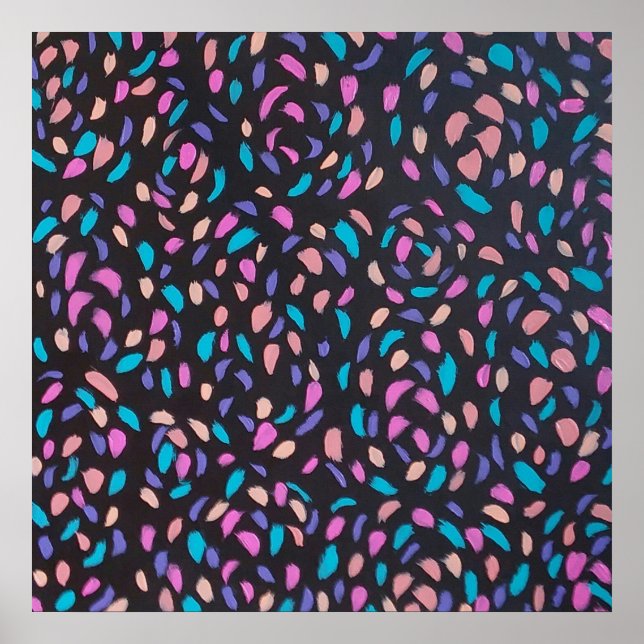 Impresión colorida del vuelo nocturno (Frente)