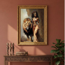 Diosa Leona 24x36 Gallery Wrap