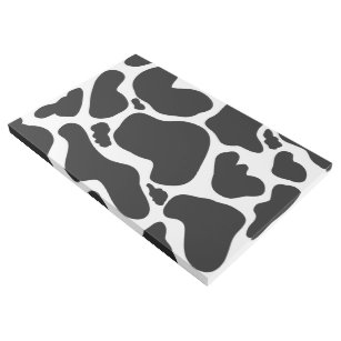 Impresión Con Bastidor Simple Black Cow Spots Animal