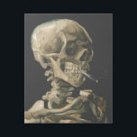 Impresión Con Bastidor Vincent van Gogh - Calavera con cigarrillo en llam<br><div class="desc">Cabeza de un Skeleton con un cigarrillo en llamas / Calavera con cigarrillo en llamas / Crane de squelette fumant une cigarrillo - Vincent van Gogh,  1885</div>