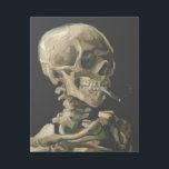 Impresión Con Bastidor Vincent van Gogh - Calavera con cigarrillo en llam<br><div class="desc">Cabeza de un Skeleton con un cigarrillo en llamas / Calavera con cigarrillo en llamas / Crane de squelette fumant une cigarrillo - Vincent van Gogh,  1885</div>