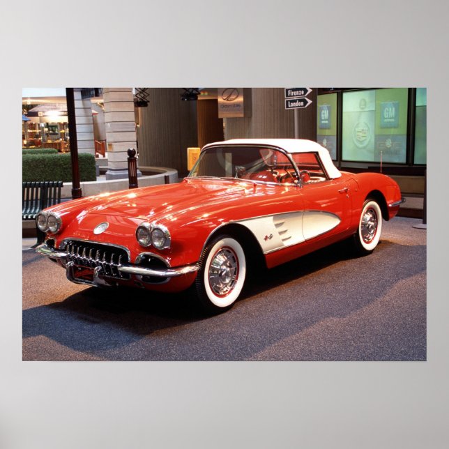 Impresión Corvette de Chevrolet de 1960 (Frente)