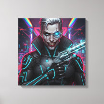 Impresión cromada de lienzo de armazón