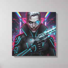 Impresión cromada de lienzo de armazón