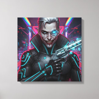 Impresión cromada de lienzo de armazón