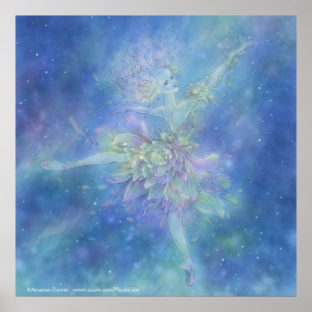 Impresión cuadrada de Aurora (Frente)